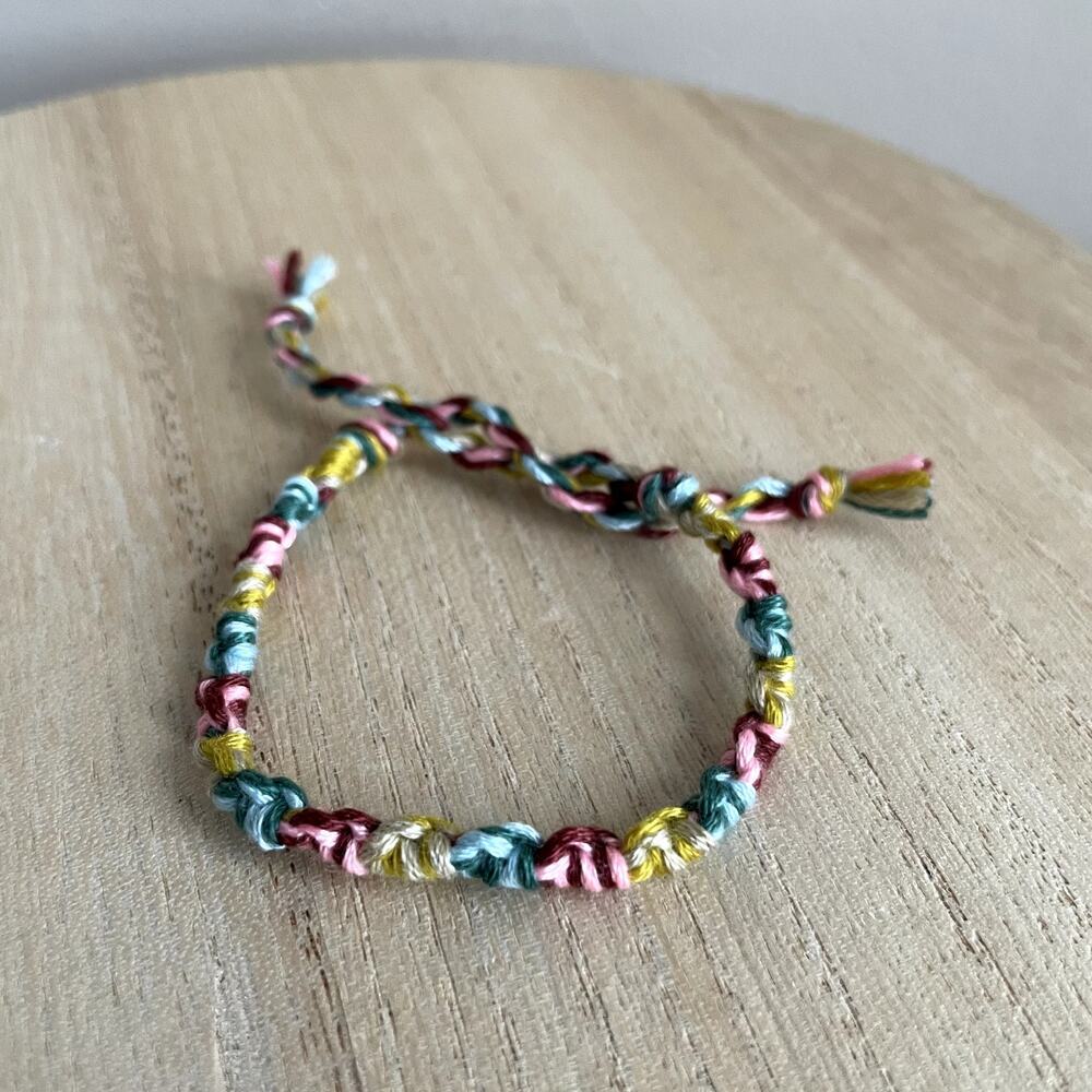 Oksana‎ Bracelet anklet trendy comfortable tie embroidery thread woven gift